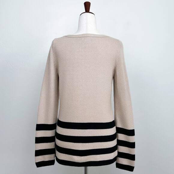 Banana Republic Wool Cashmere Striped Knit Sweater - Picture 5 of 6